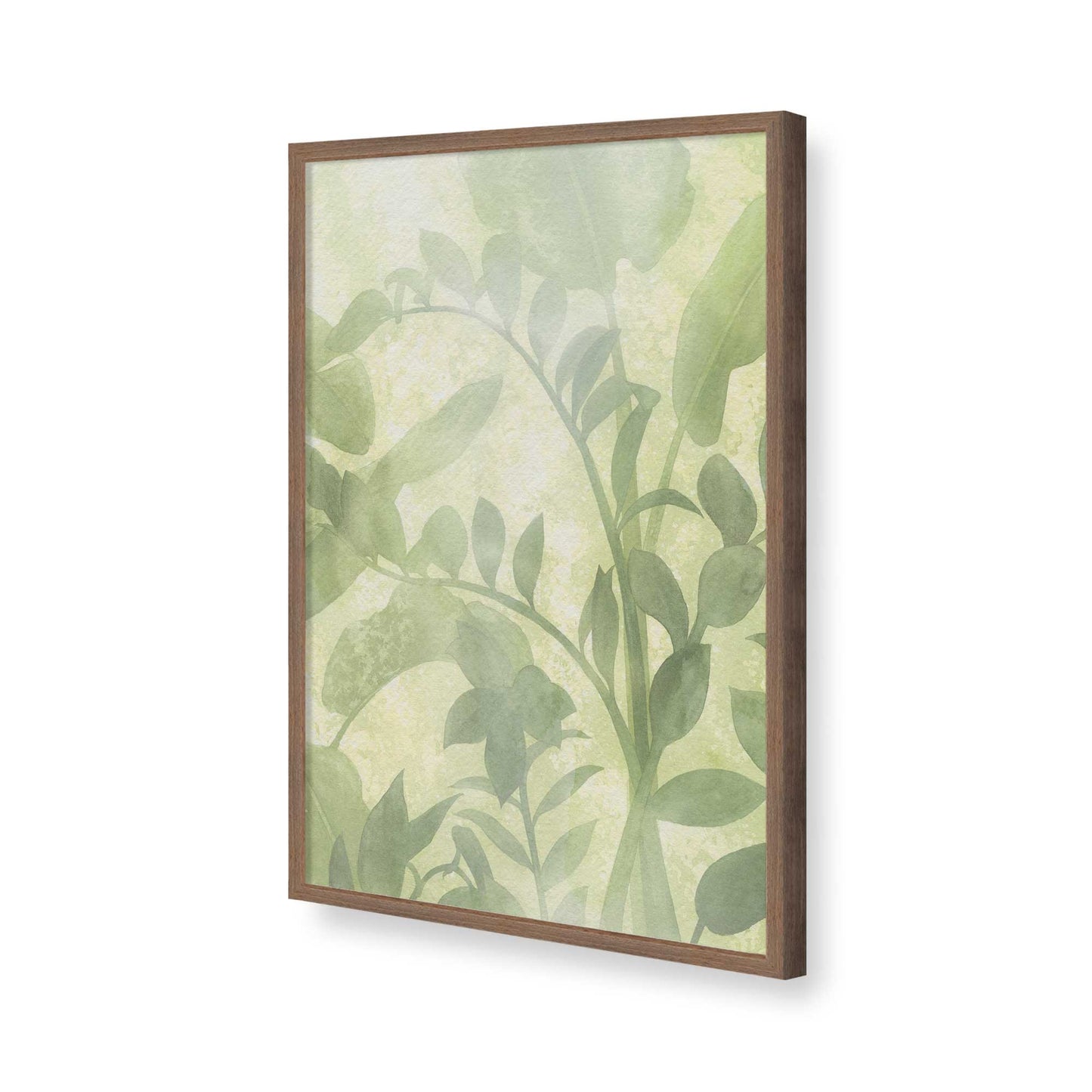[Color:Walnut], Picture of art in a Walnut frame of the corner
