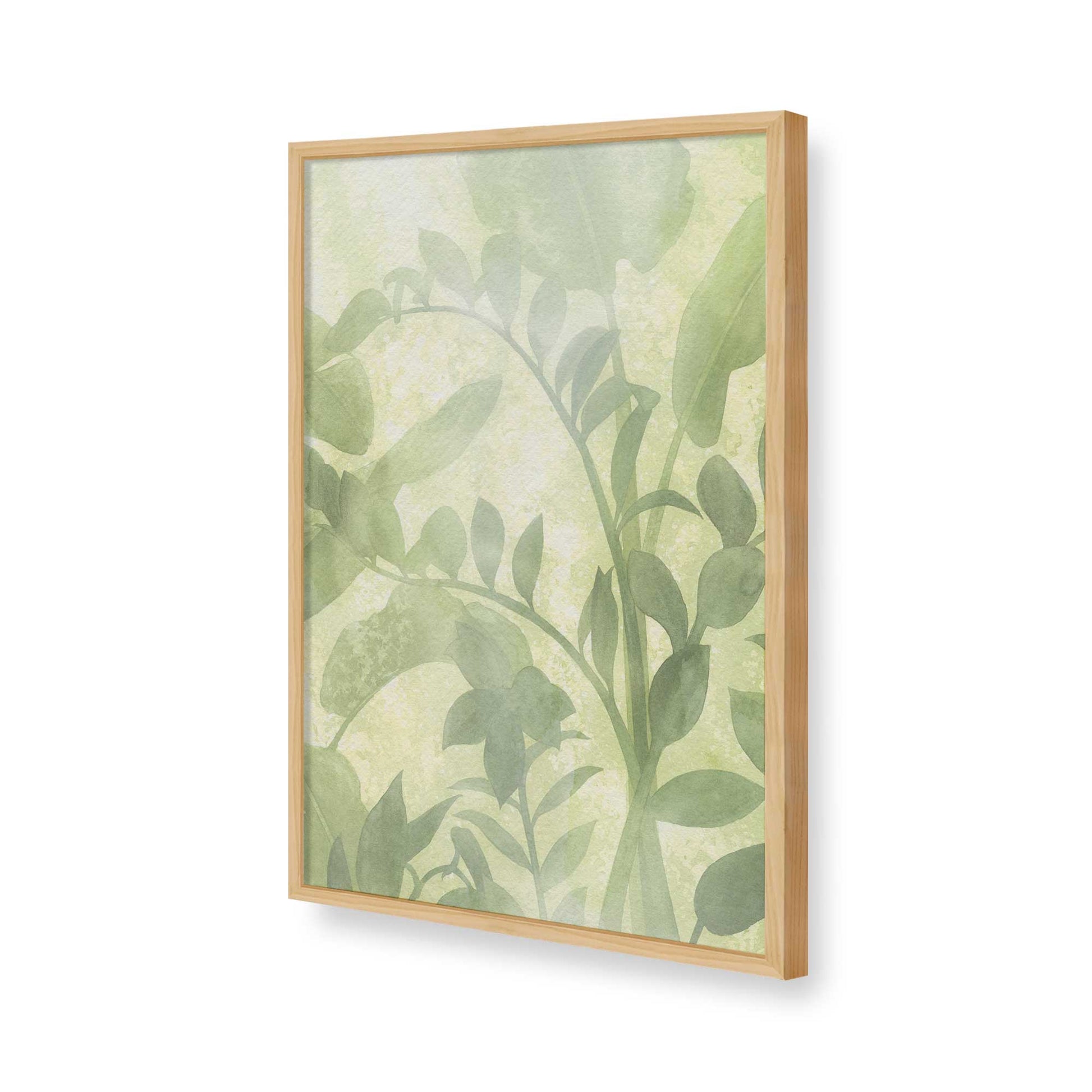 [Color:American Maple], Picture of art in a American Maple frame of the corner