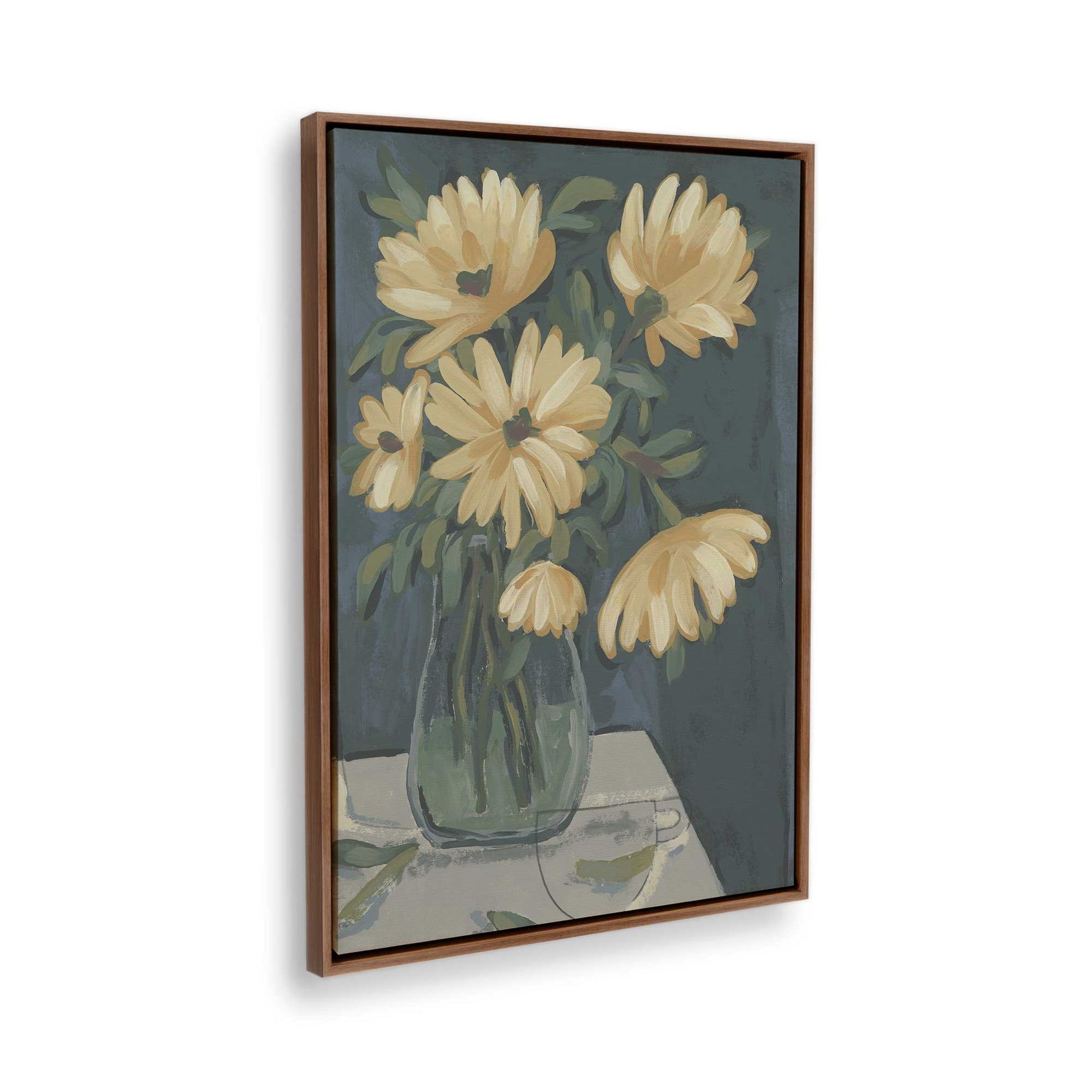 [Color:Walnut], Picture of the corner of the art