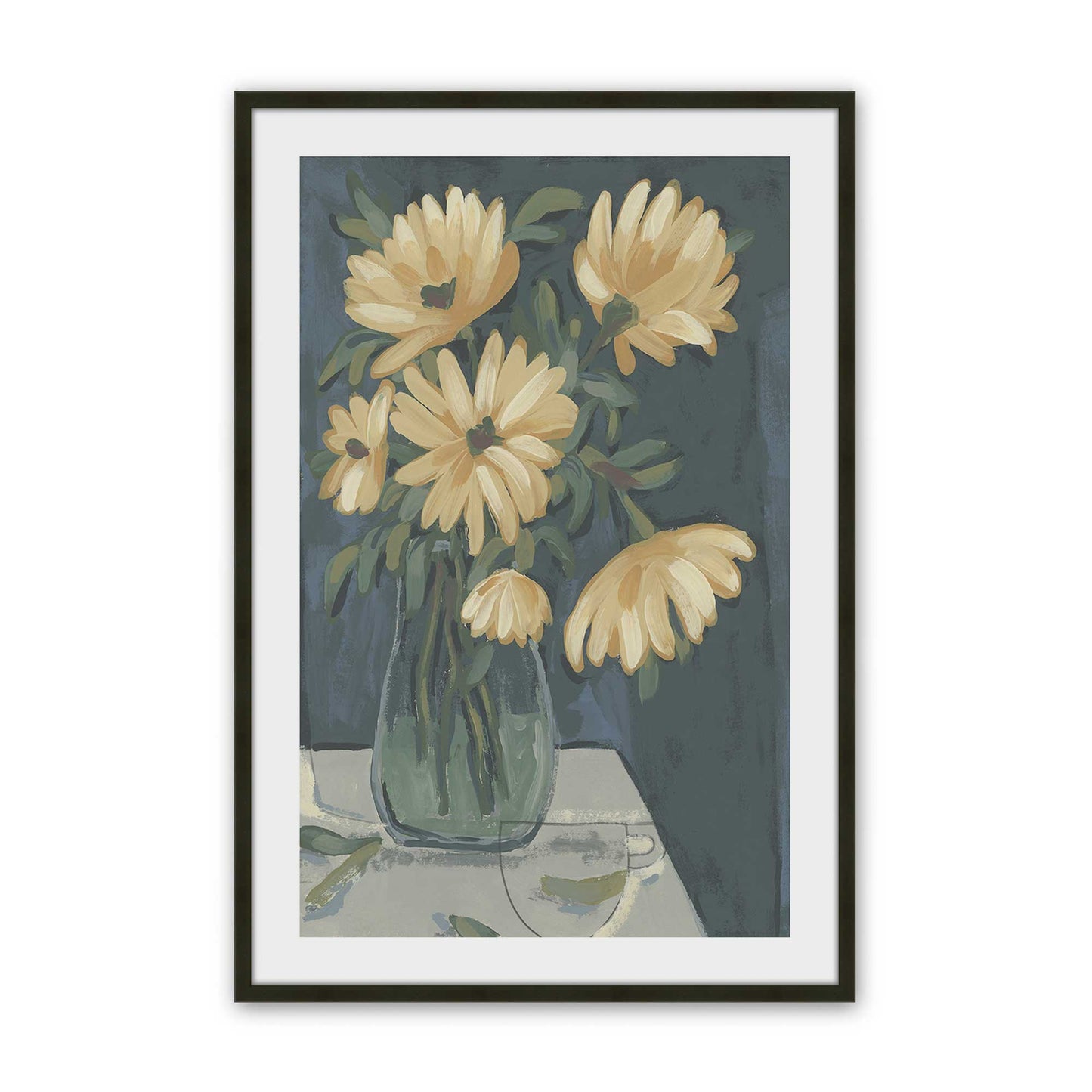 [Color:Satin Black], Picture of art in a Satin Black frame