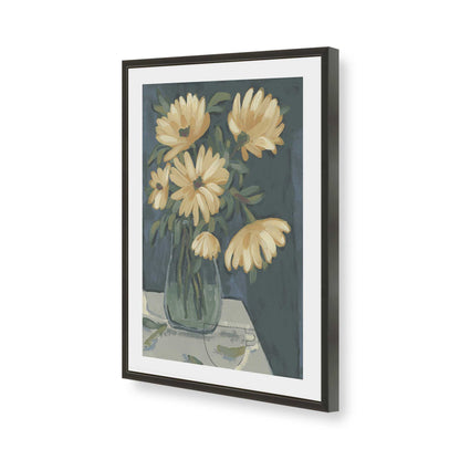 [Color:Satin Black], Picture of art in a Satin Black frame of the corner
