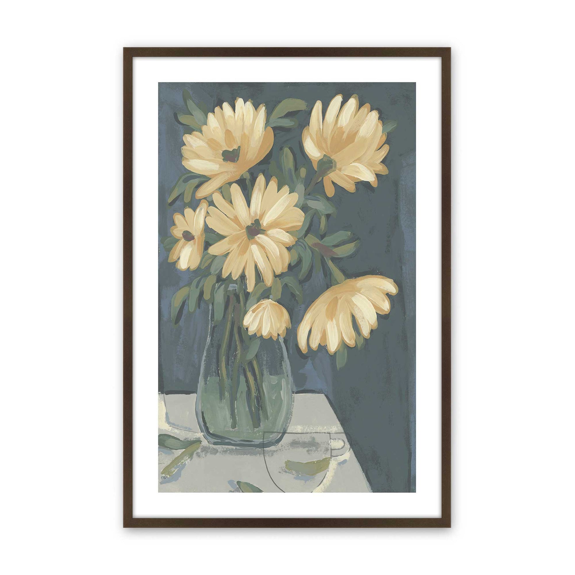 [Color:Brown], Picture of art in a Brown frame