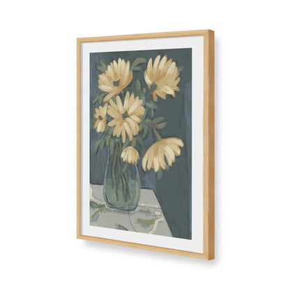 [Color:American Maple], Picture of art in a American Maple frame of the corner
