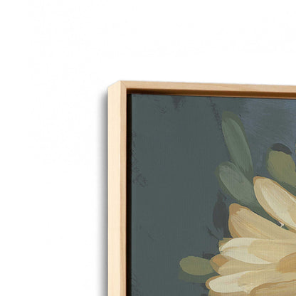 [Color:American Maple], Picture of art in a American Maple frame at an angle