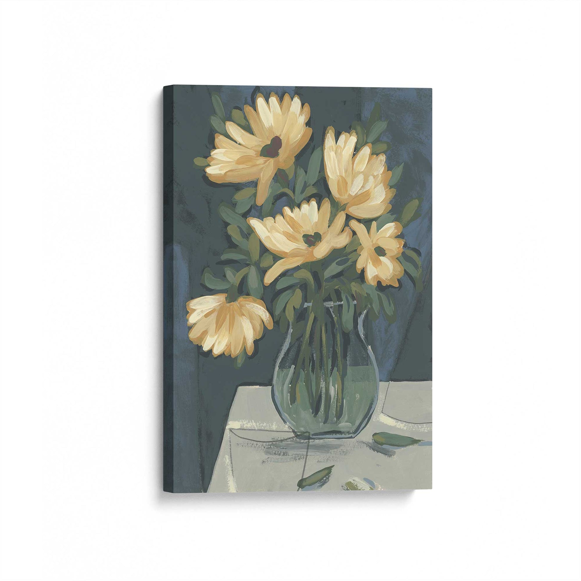 [Color:Stretched Canvas], Picture of art at an angle