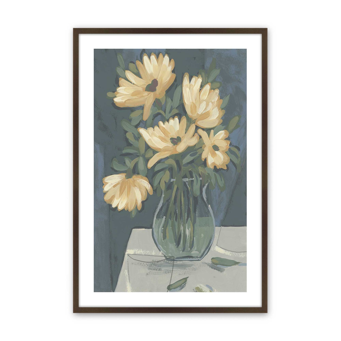 [Color:Brown], Picture of art in a Brown frame