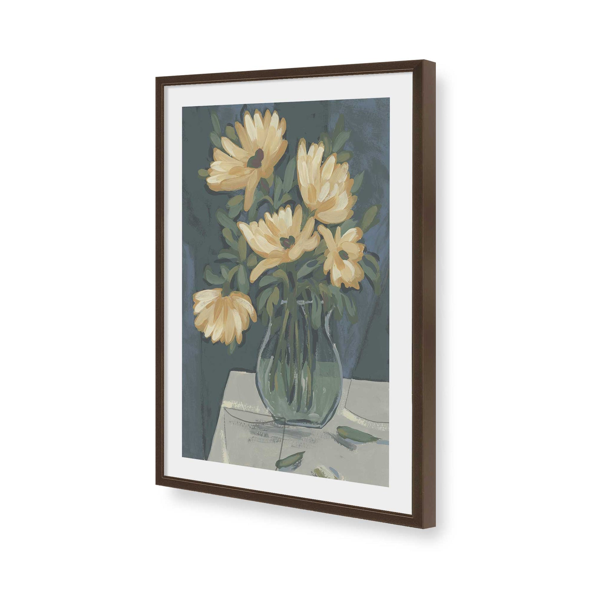 [Color:Belvinder Brown], Picture of art in a Belvinder Brown frame of the corner