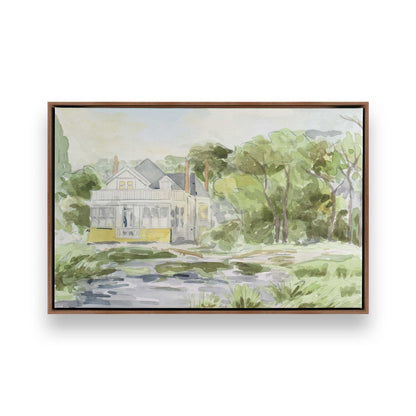 [Color:Walnut], Picture of art in a Walnut frame