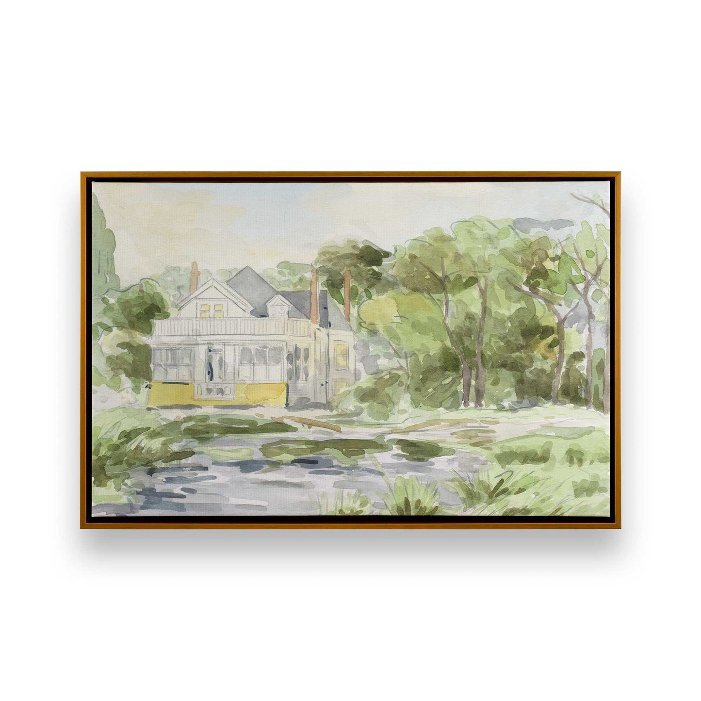 [Color:Polished Gold], Picture of art in a Polished Gold frame