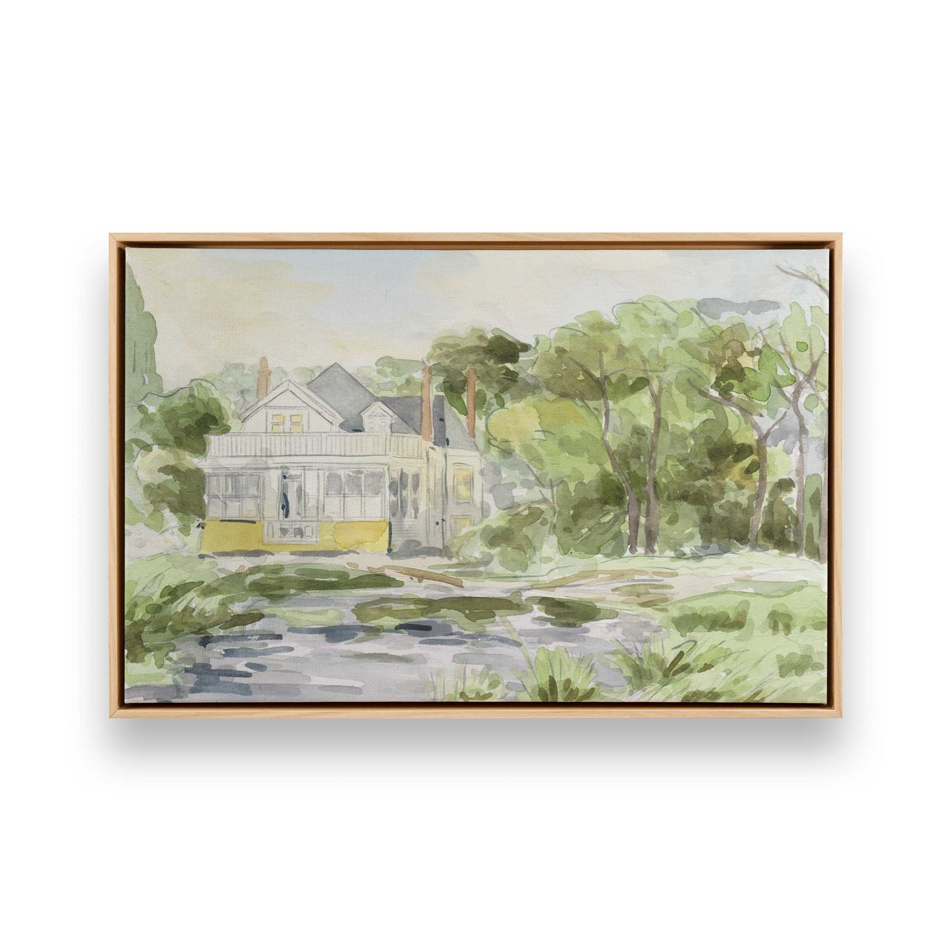[Color:American Maple], Picture of art in a American Maple frame