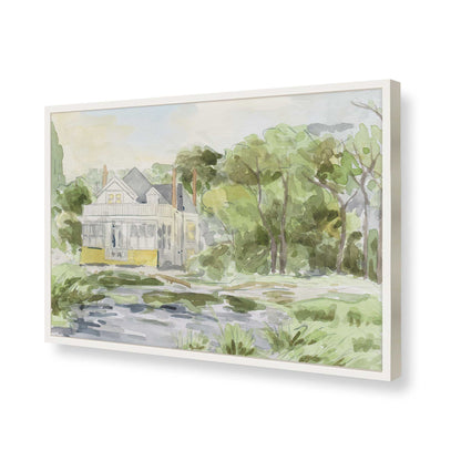 [Color:Opaque White], Picture of art in a Opaque White frame of the corner