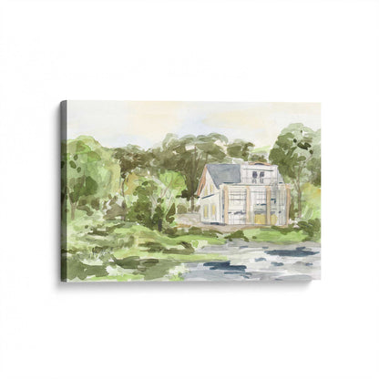 [Color:Stretched Canvas], Picture of art at an angle