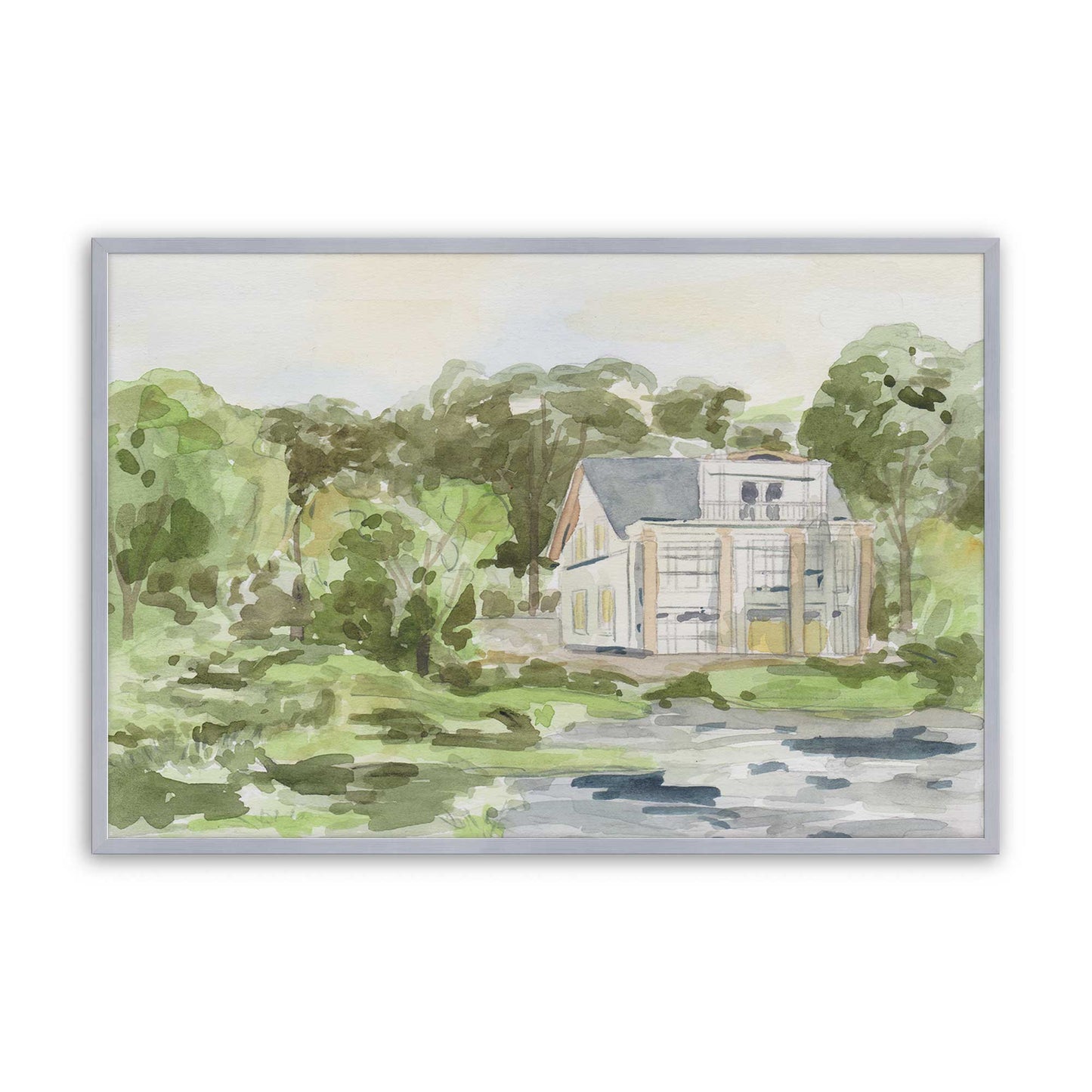 [Color:Polished Chrome], Picture of art in a Polished Chrome frame