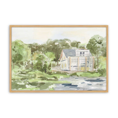 [Color:American Maple], Picture of art in a American Maple frame
