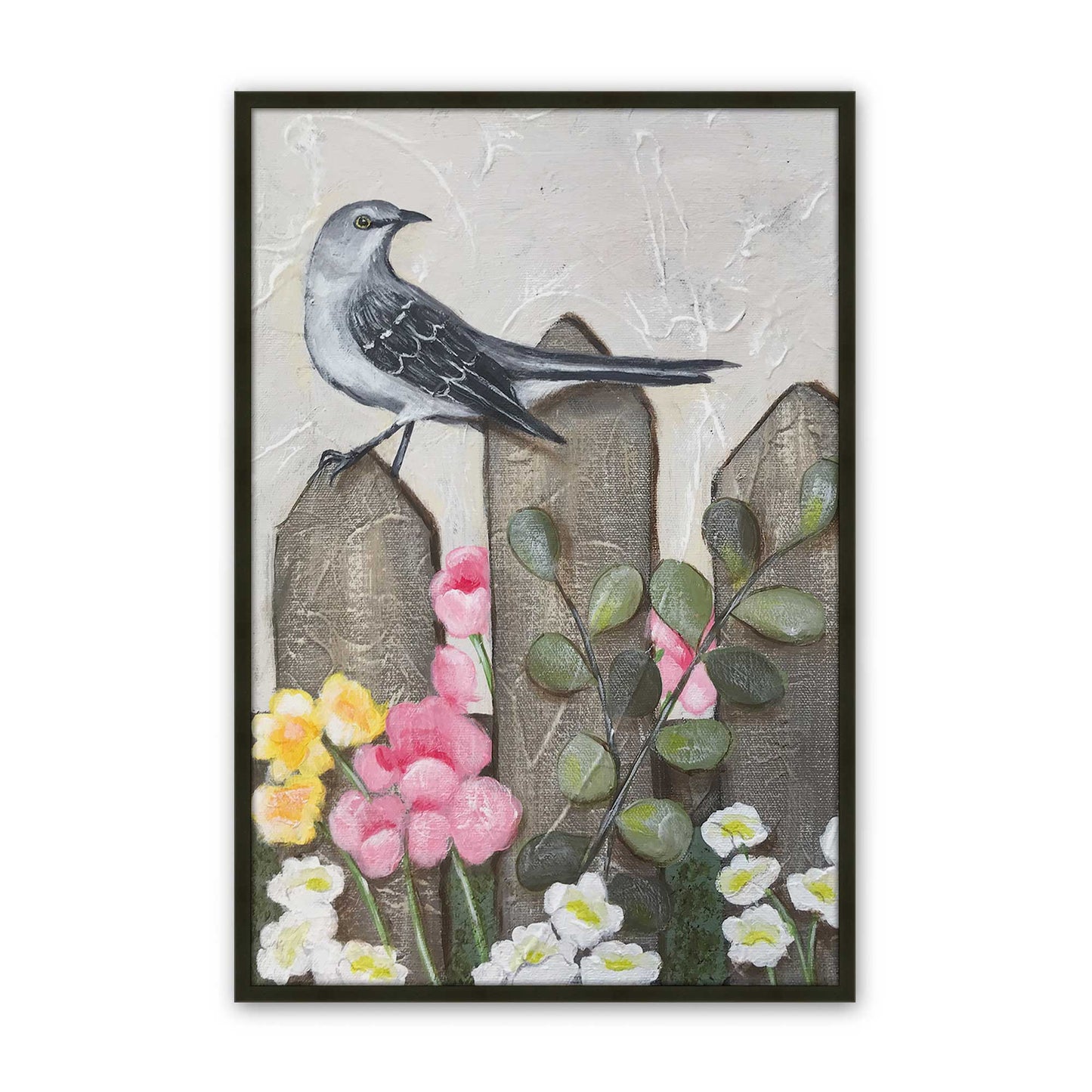 [Color:Satin Black], Picture of art in a Satin Black frame