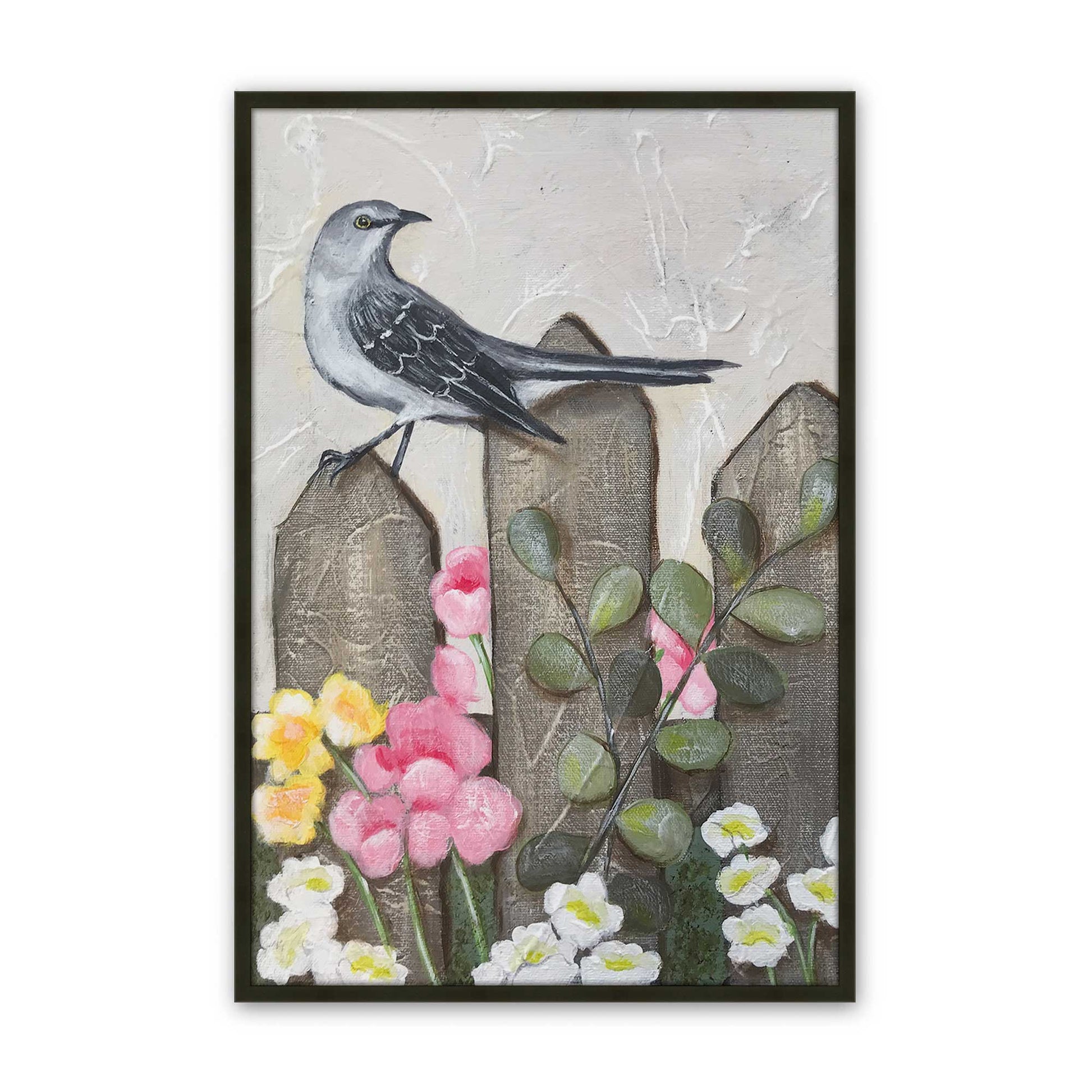 [Color:Satin Black], Picture of art in a Satin Black frame