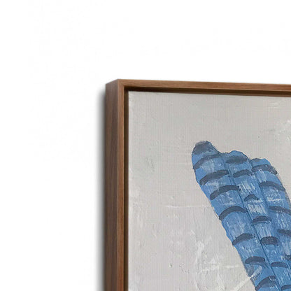 [Color:Walnut], Picture of art in a Walnut frame at an angle