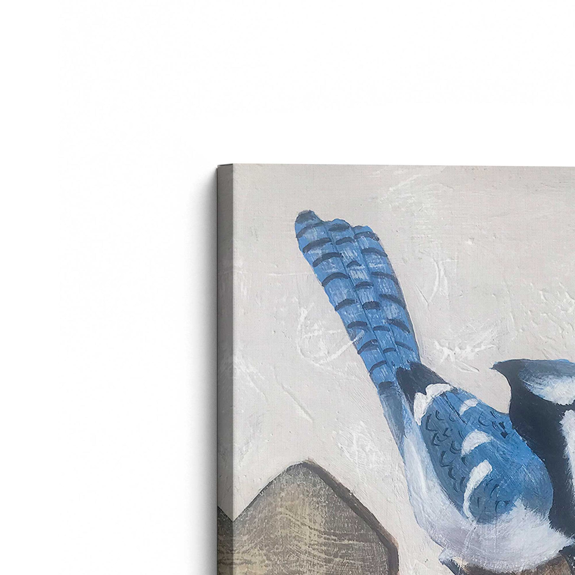 [Color:Stretched Canvas], Picture of the corner of the art