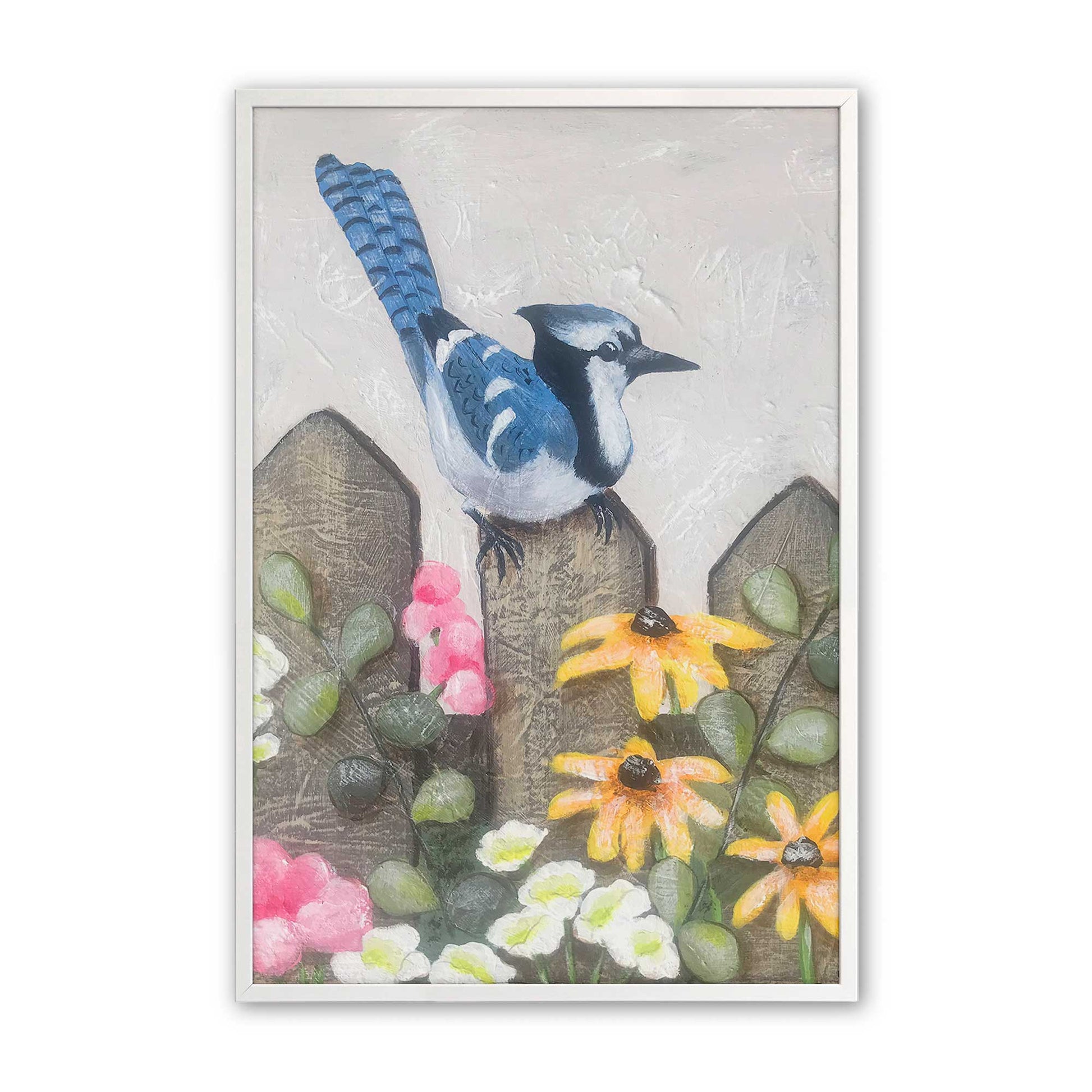 [Color:Opaque White], Picture of art in a Opaque White frame