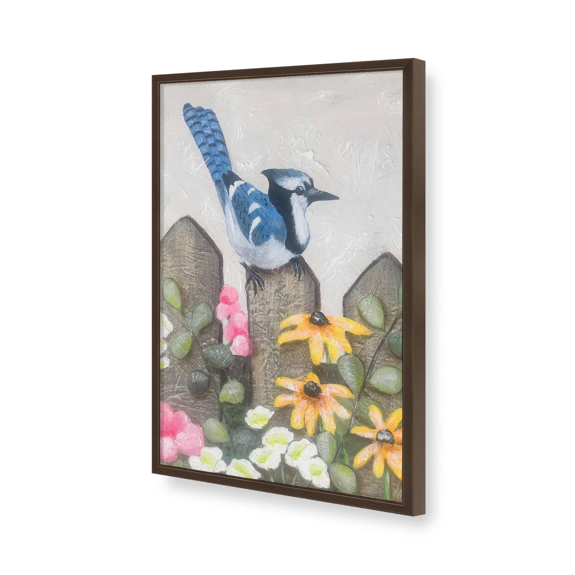 [Color:Belvinder Brown], Picture of art in a Belvinder Brown frame of the corner
