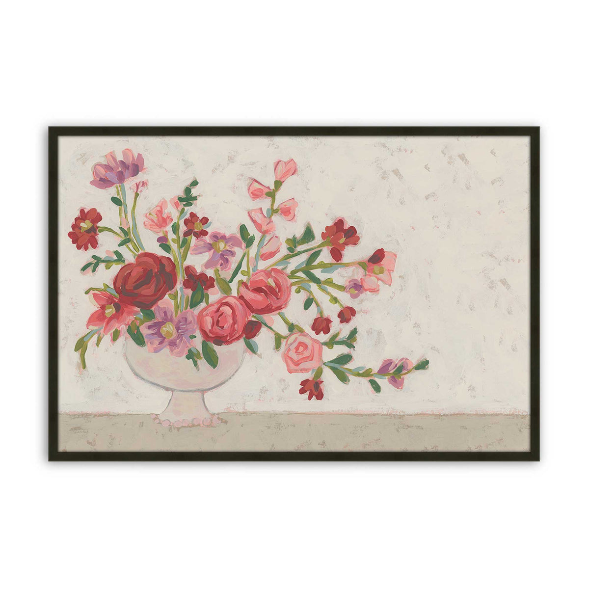 [Color:Satin Black], Picture of art in a Satin Black frame