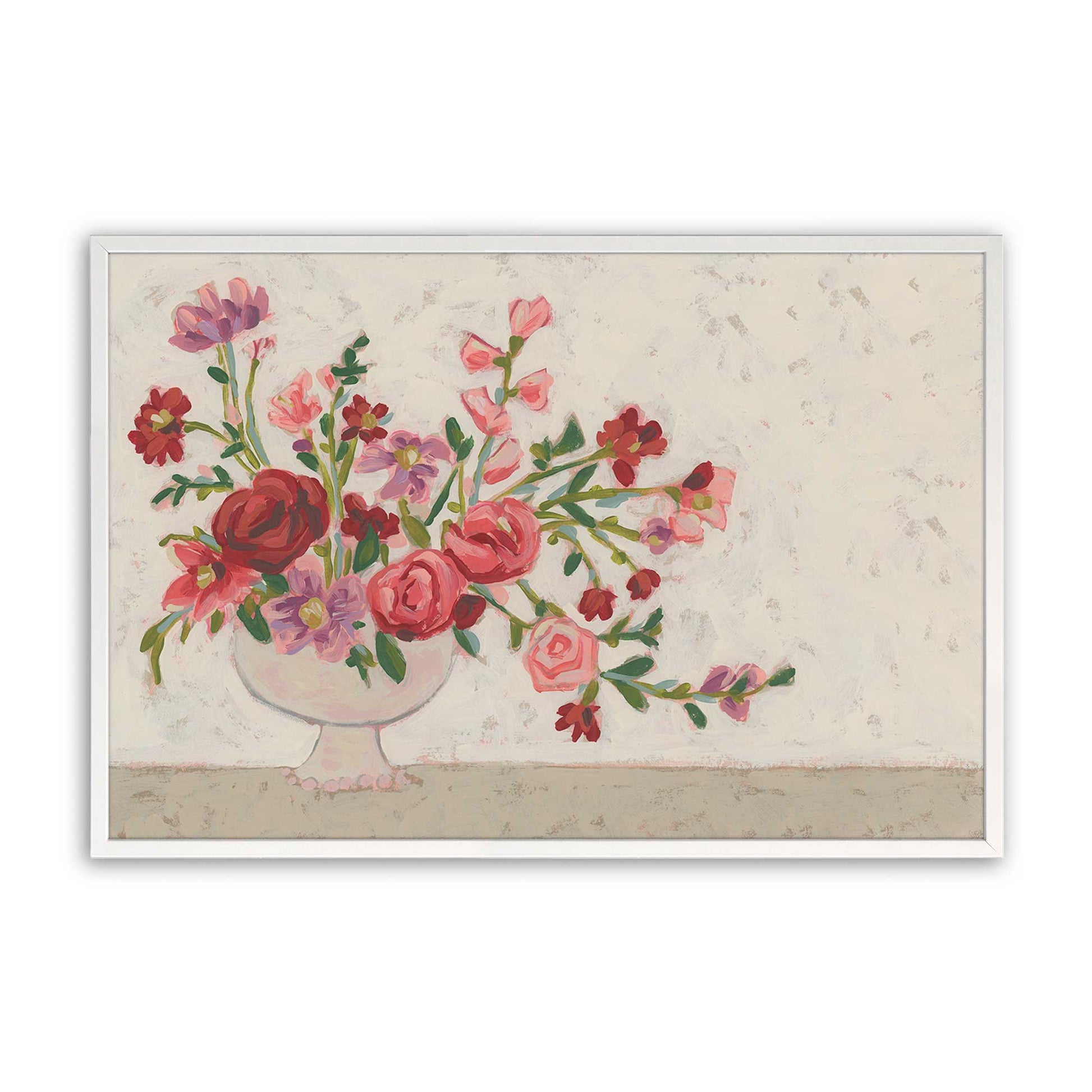[Color:Opaque White], Picture of art in a Opaque White frame