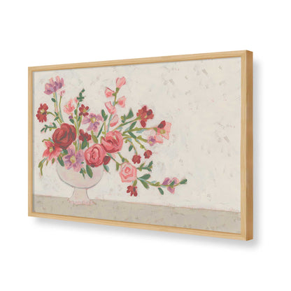 [Color:American Maple], Picture of art in a American Maple frame of the corner
