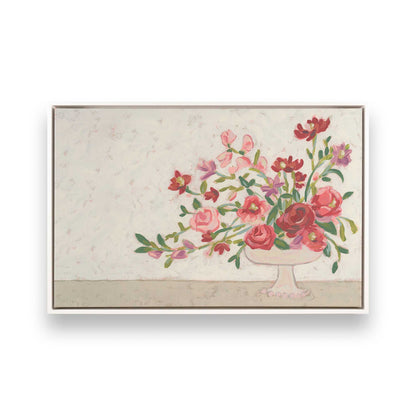 [Color:Opaque White], Picture of art in a White frame