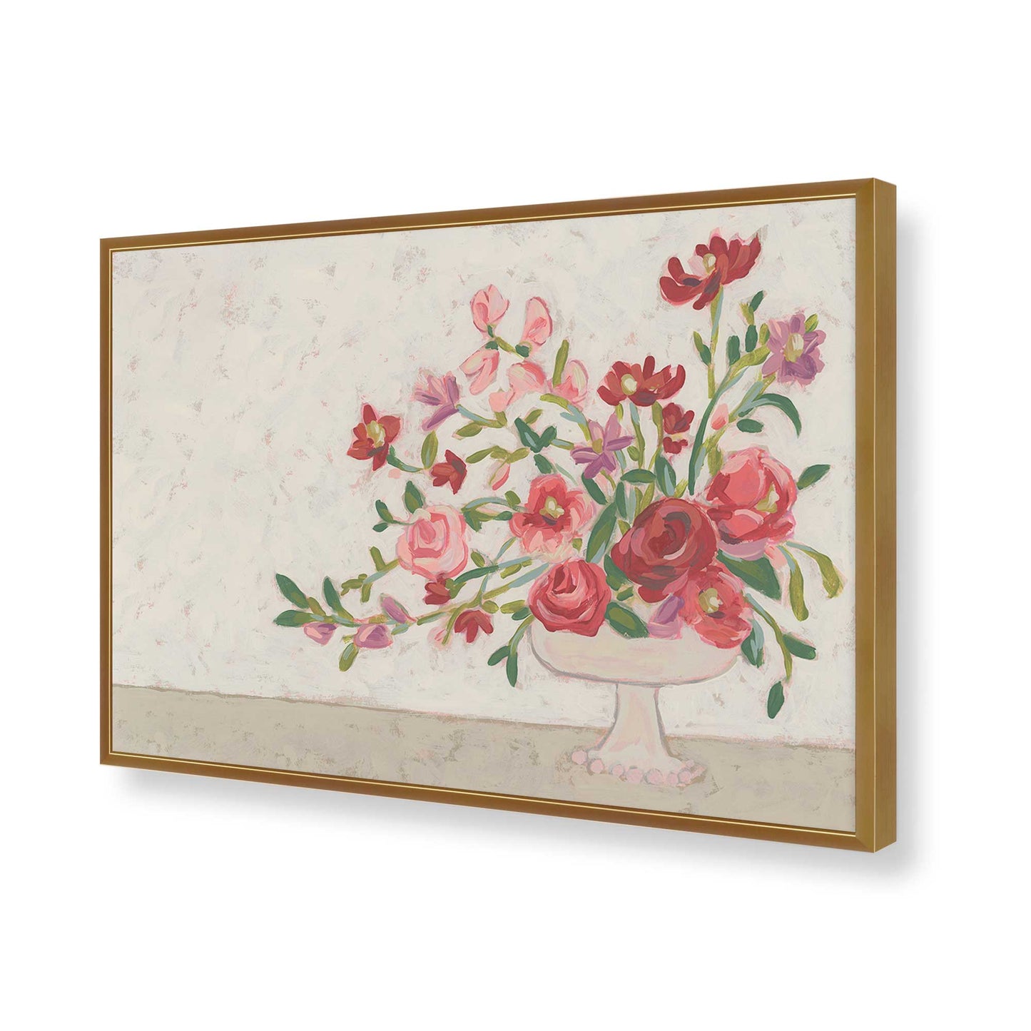 [Color:Polished Gold], Picture of art in a Polished Gold frame of the corner