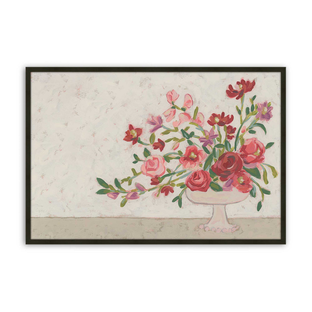 [Color:Satin Black], Picture of art in a Satin Black frame