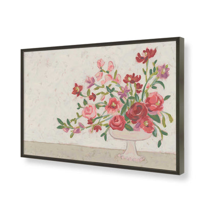 [Color:Satin Black], Picture of art in a Satin Black frame of the corner