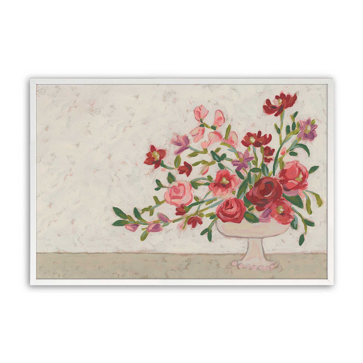 [Color:Opaque White], Picture of art in a Opaque White frame