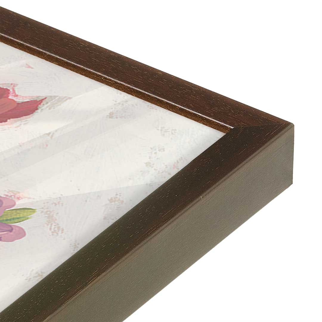 [Color:Belvinder Brown], Picture of art in a Belvinder Brown frame at an angle