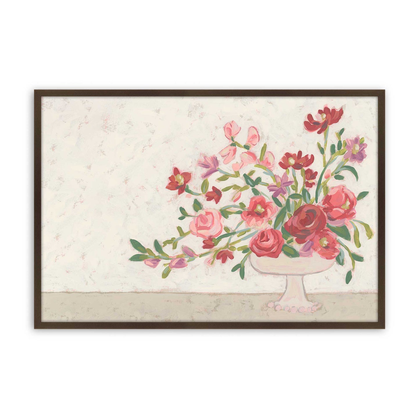 [Color:Brown], Picture of art in a Brown frame