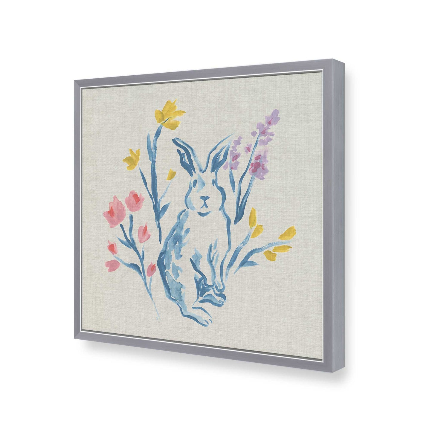 [Color:Polished Chrome], Picture of art in a Polished Chrome frame of the corner