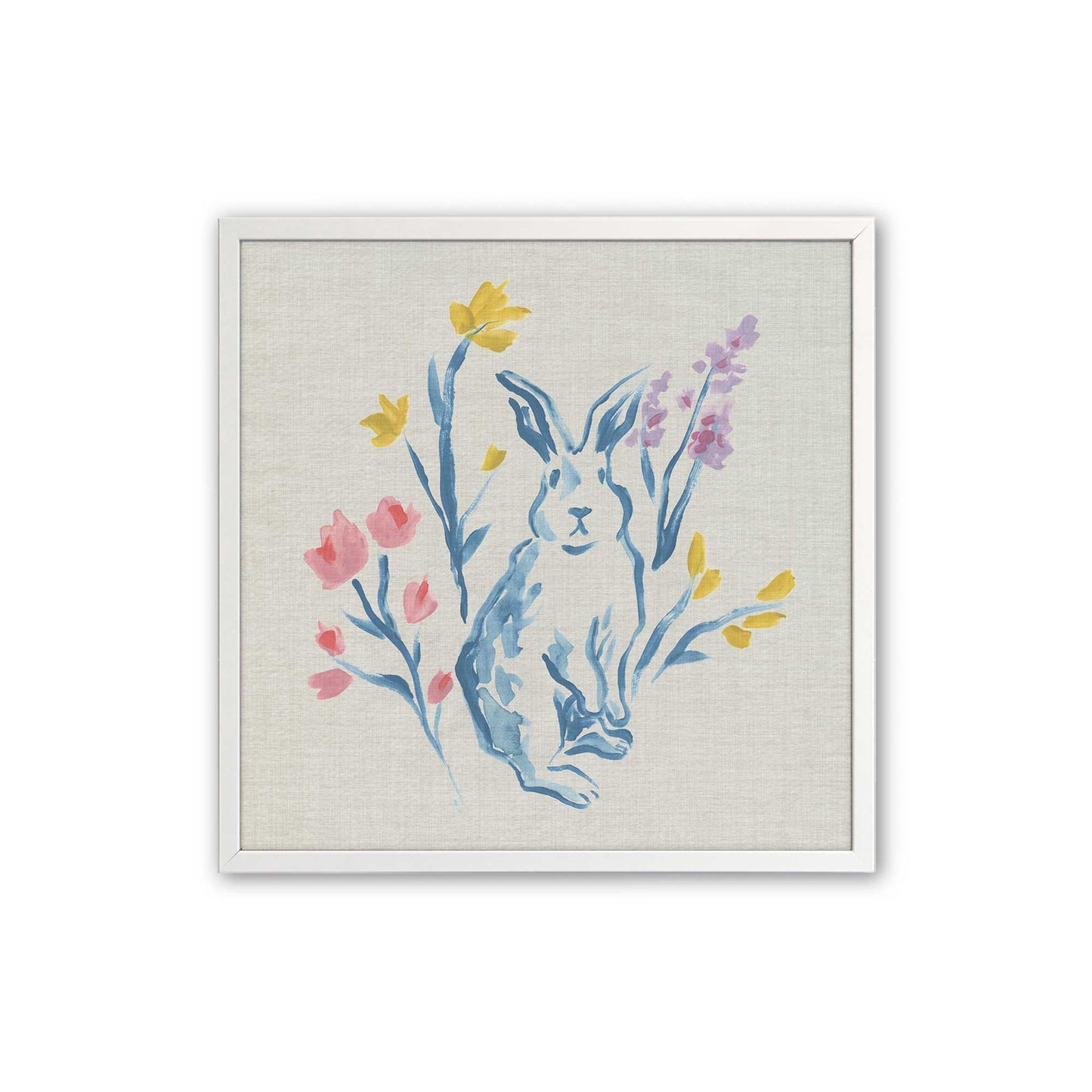 [Color:Opaque White], Picture of art in an Opaque White frame