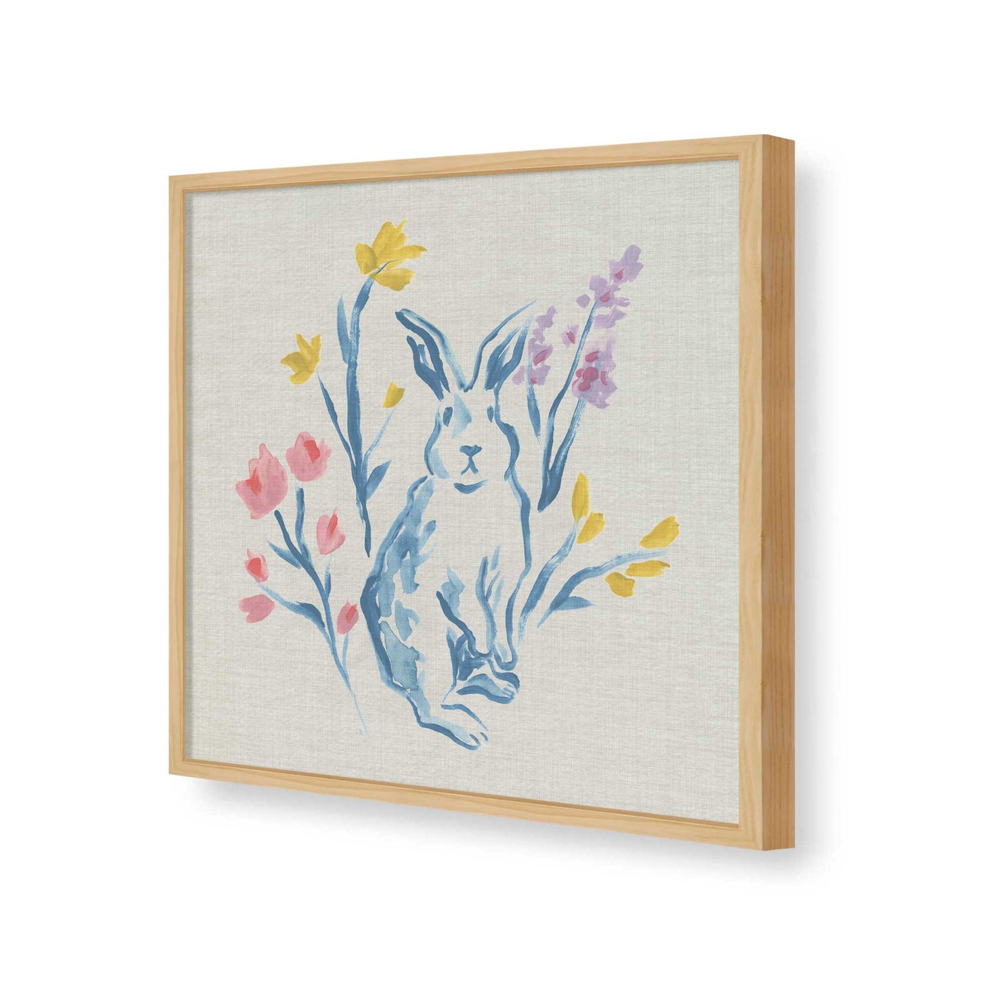 [Color:American Maple], Picture of art in a American Maple frame of the corner