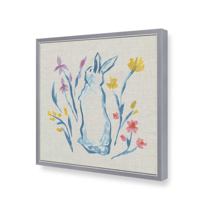 [Color:Polished Chrome], Picture of art in a Polished Chrome frame of the corner