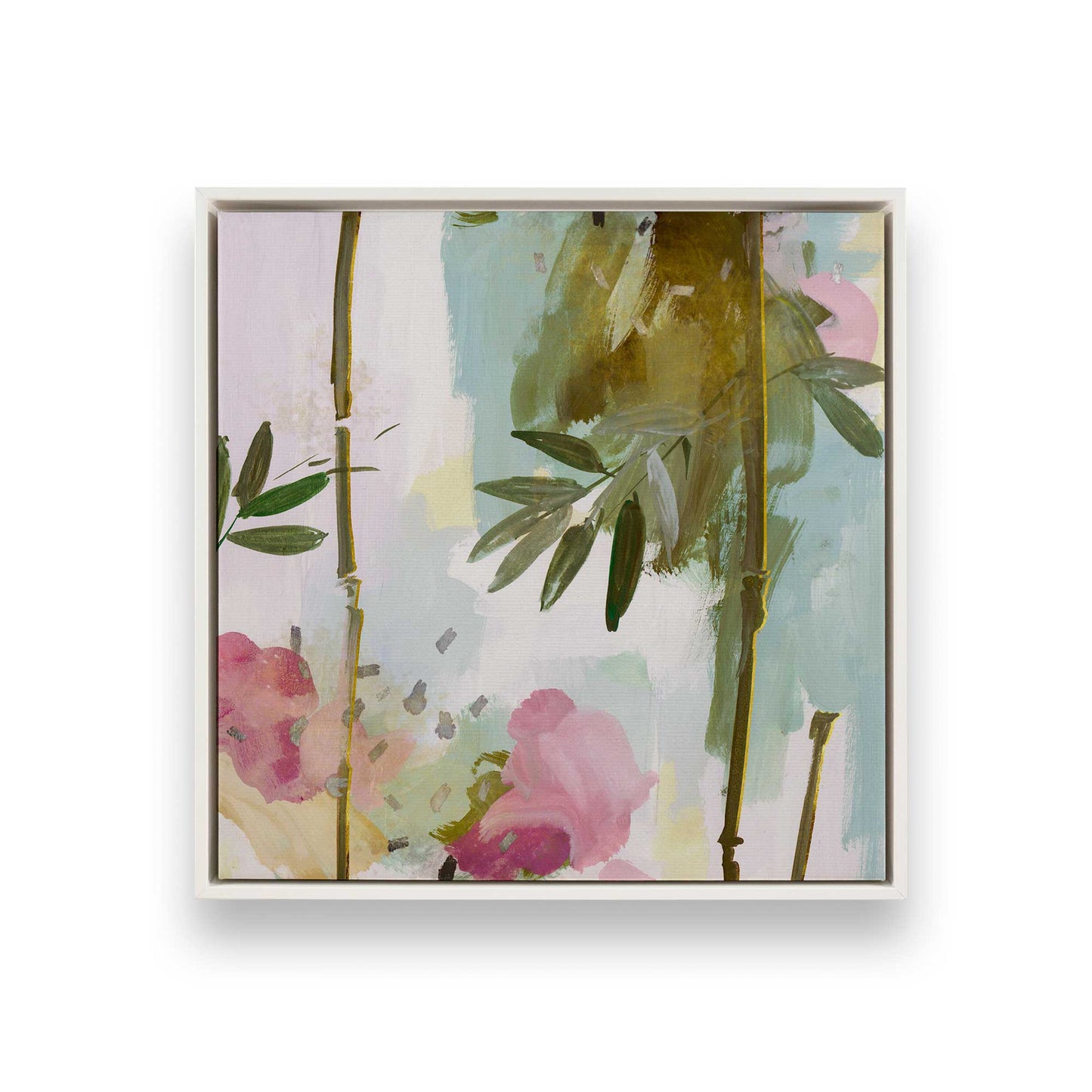 [Color:Opaque White], Picture of art in a White frame