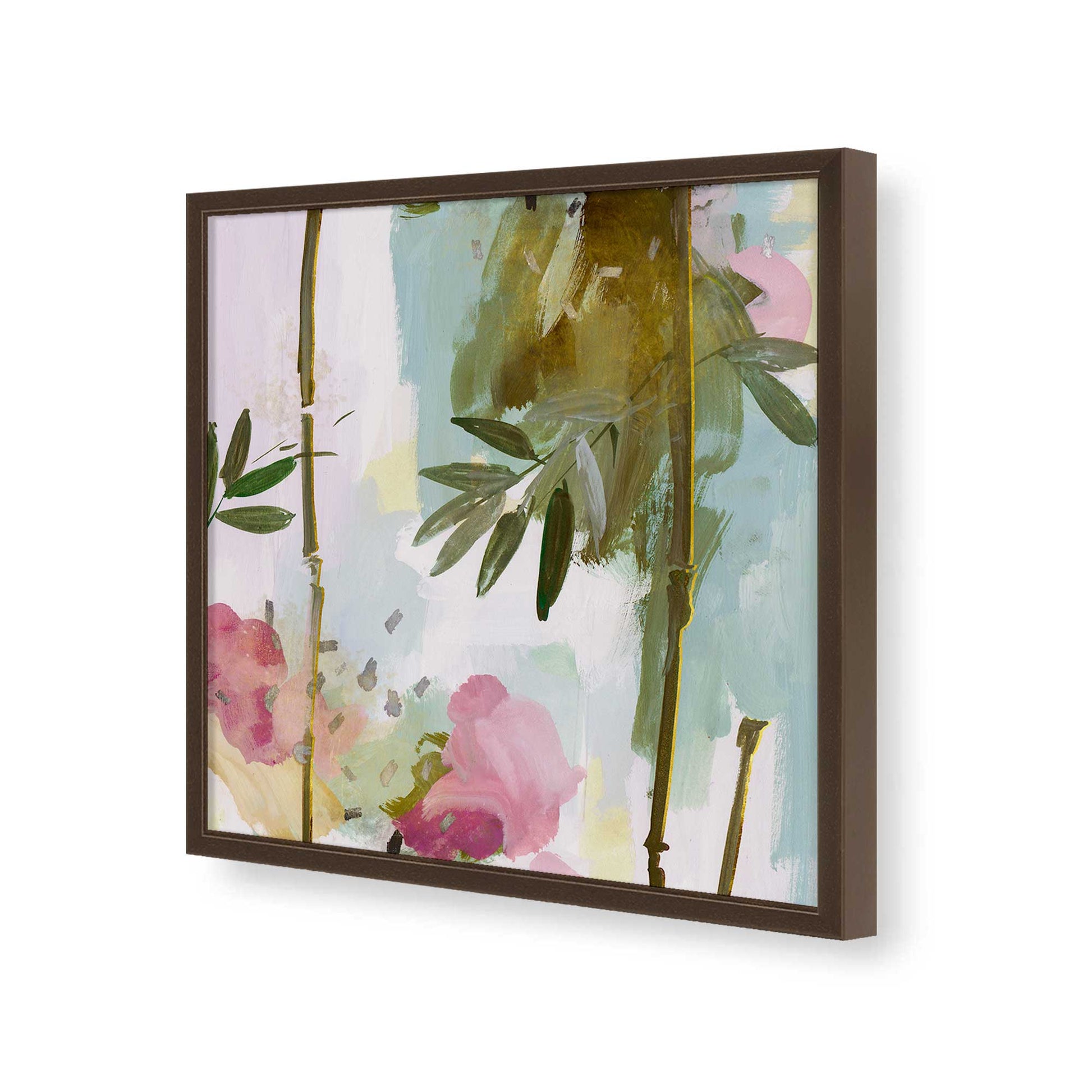 [Color:Espresso], Picture of art in a Espresso frame of the corner
