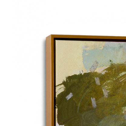 [Color:Polished Gold], Picture of art in a Polished Gold frame at an angle