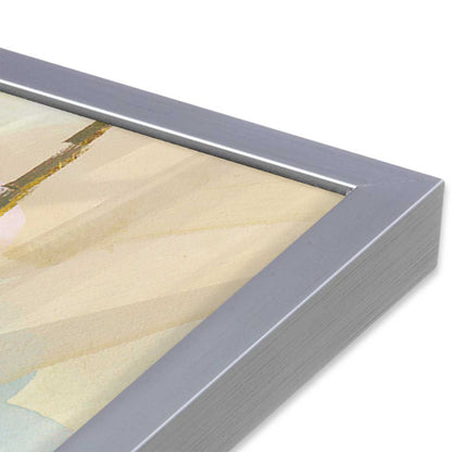 [Color:Polished Chrome], Picture of art in a Polished Chrome frame at an angle