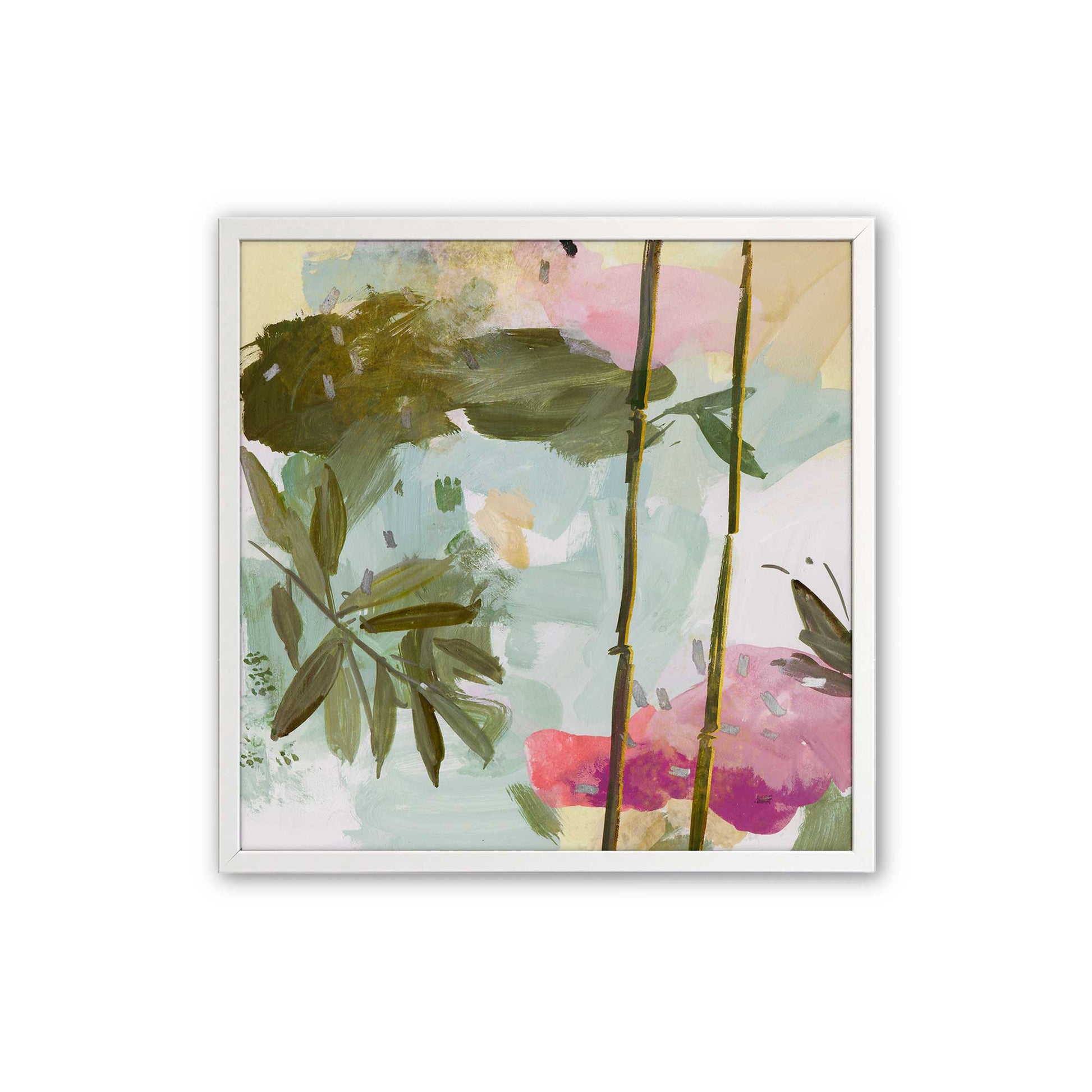 [Color:Opaque White], Picture of art in an Opaque White frame