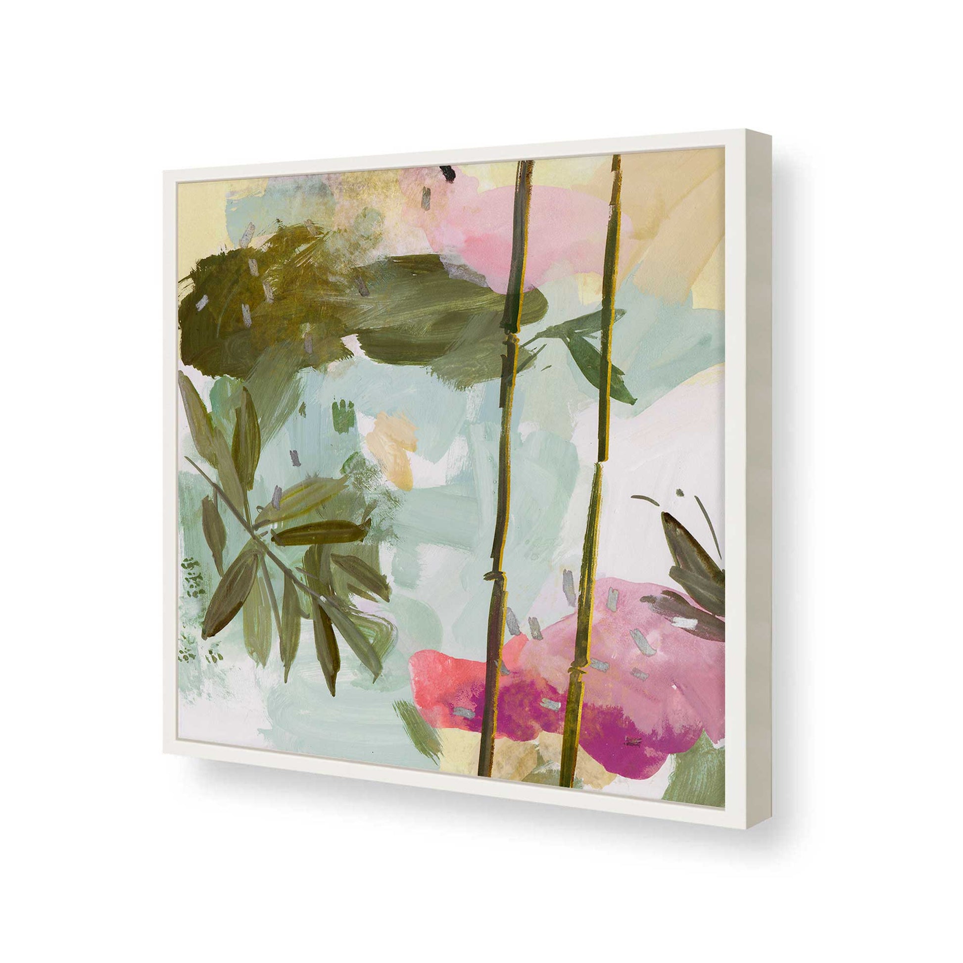 [Color:Opaque White], Picture of art in a Opaque White frame of the corner