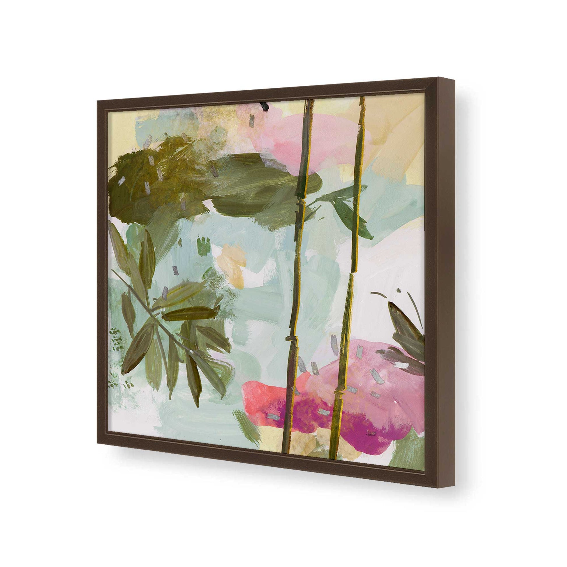 [Color:Espresso], Picture of art in a Espresso frame of the corner
