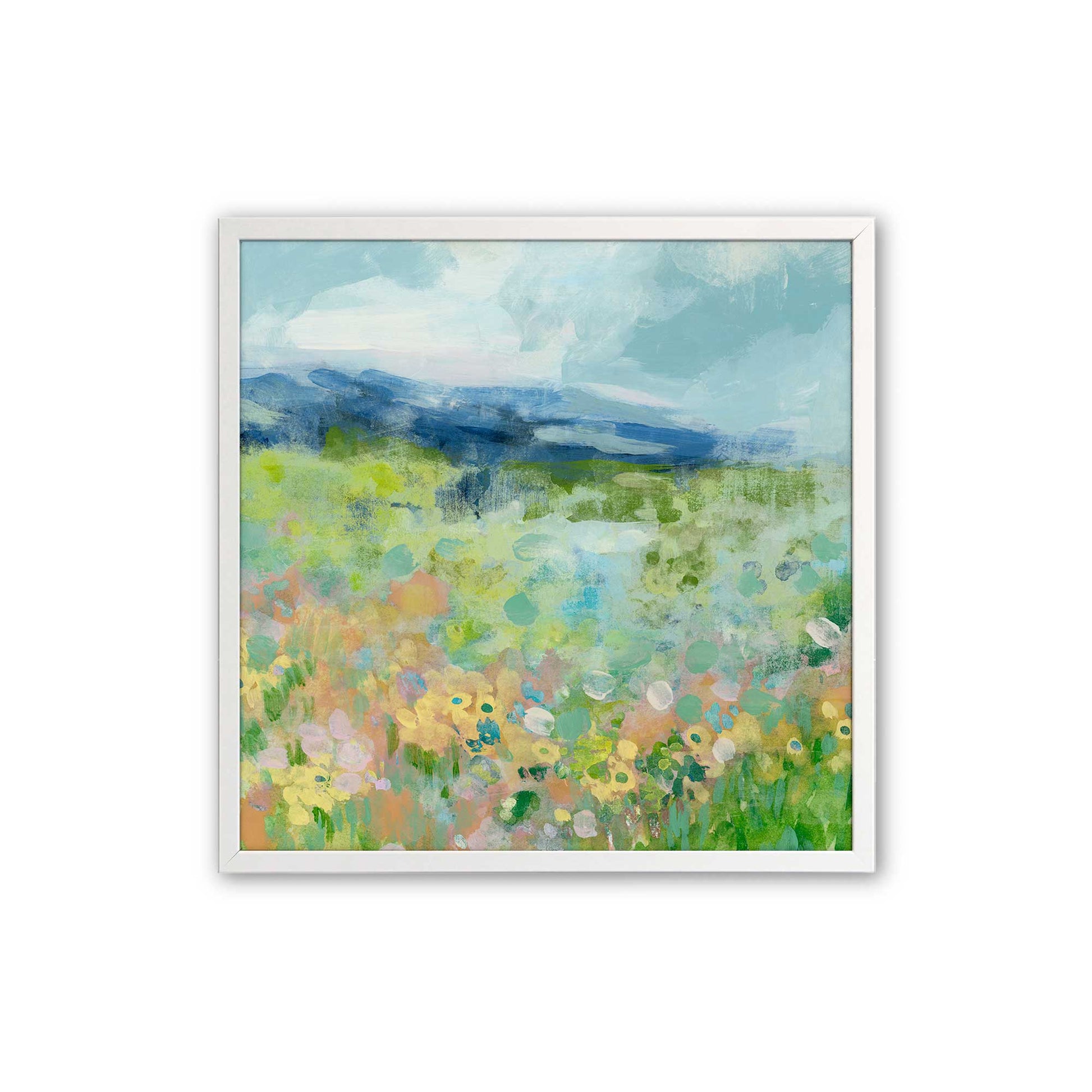 [Color:Opaque White], Picture of art in an Opaque White frame