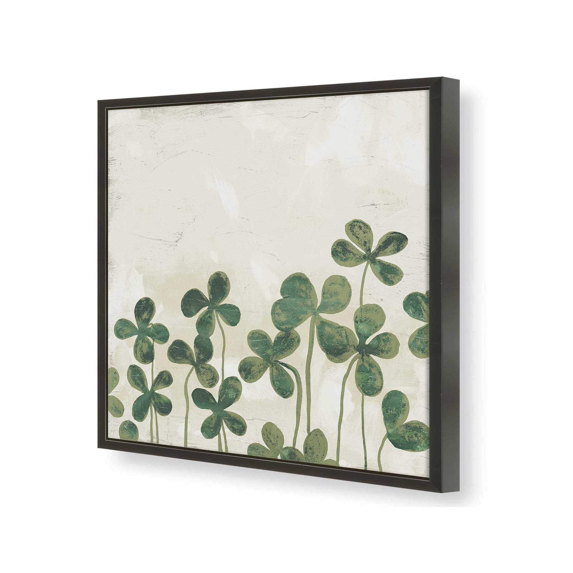 [Color:Satin Black], Picture of art in a Satin Black frame of the corner