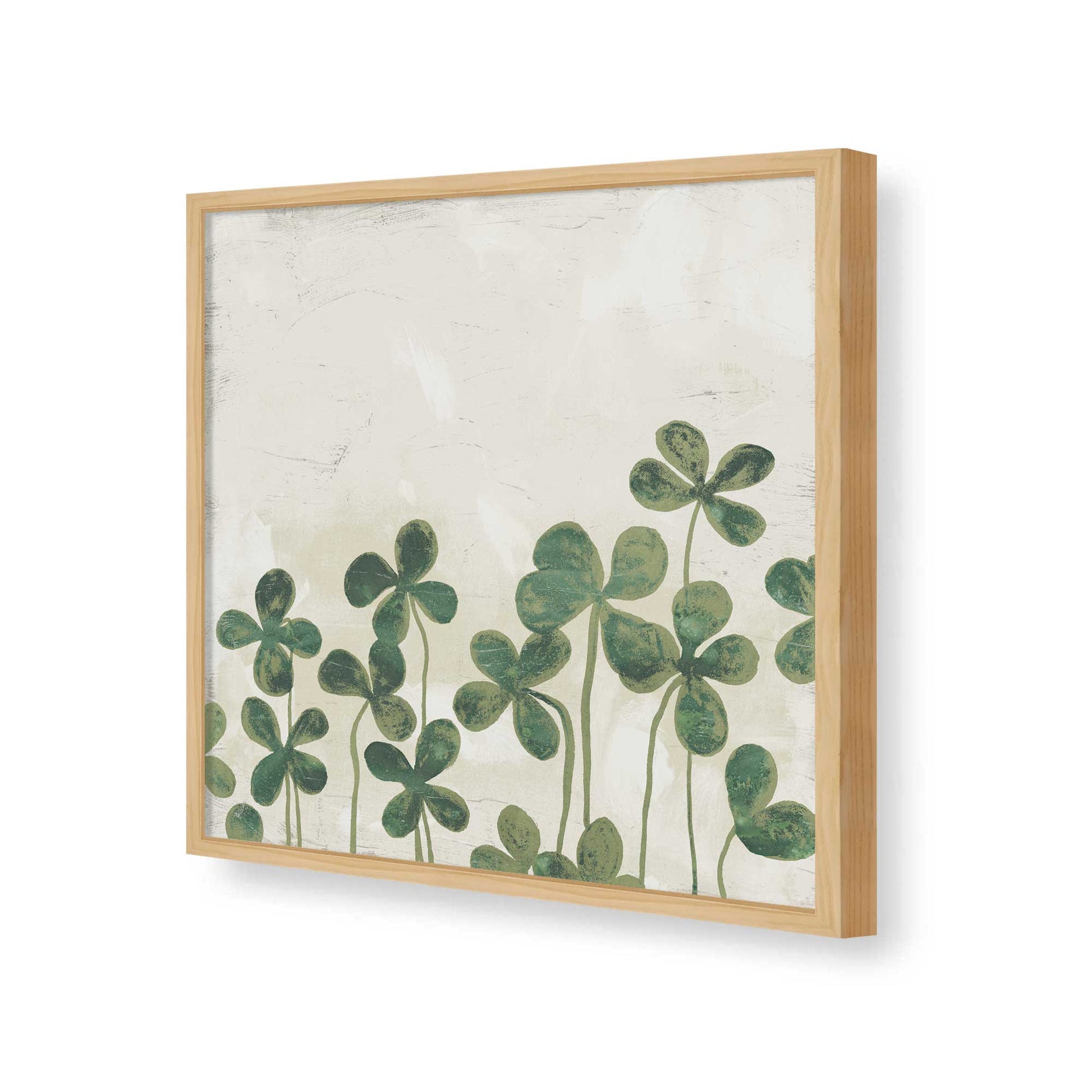 [Color:American Maple], Picture of art in a American Maple frame of the corner