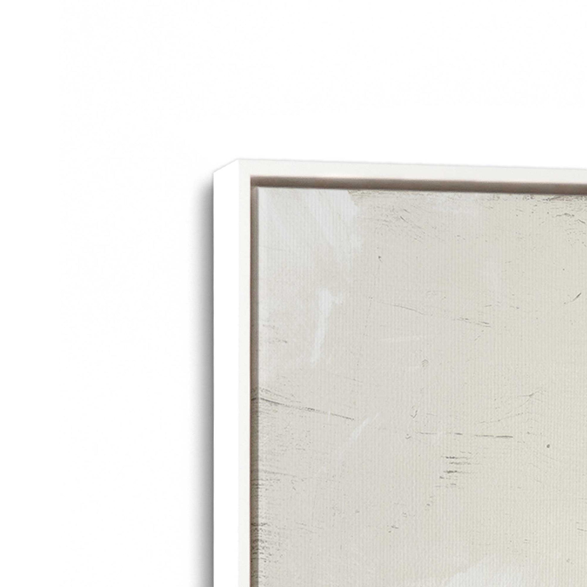 [Color:Opaque White], Picture of art in a White frame at an angle