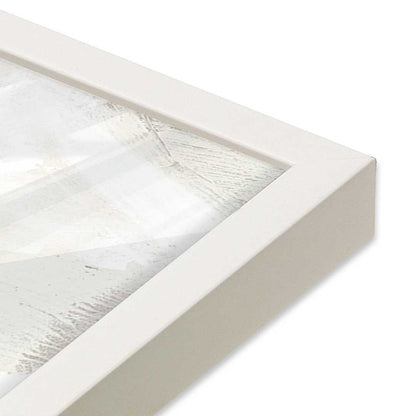 [Color:Opaque White], Picture of art in a Opaque White frame at an angle